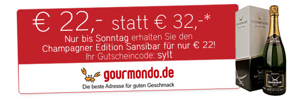 Sansibar Champagner bei Gourmondo.de
